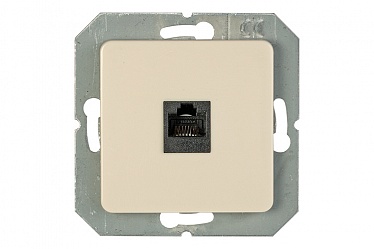 4779101631548 Компьютерная розетка RJ45 KLRJ45-15e3-02/SLiv, упак (10 шт)