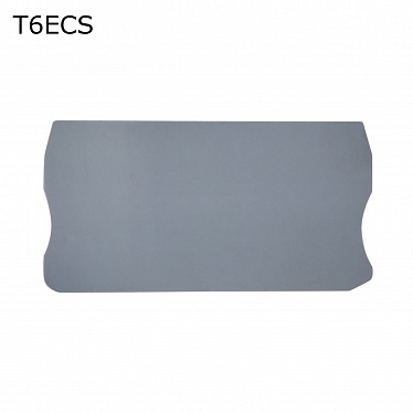 T6ECS  Крышка торцевая для 2-контактной пружинной клеммы 6 мм2, серая, упак (50 шт)