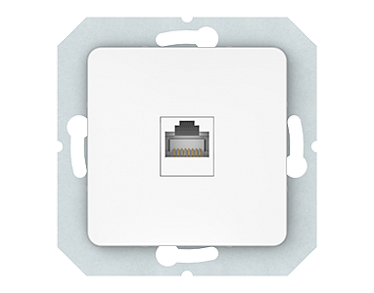 4779101630534 Компьютерная розетка RJ45 KLRJ45-15e2-02/SLww