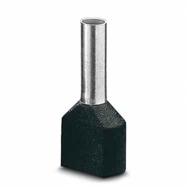 3200991 Наконечник AI-TWIN  2X 1,5 -12 BK, упак (100 шт)