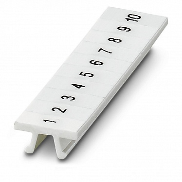 31260052 Шильдик маркировочный ПМК 4,ГОРИЗ: 1-10, упак (100 шт)