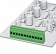 1739046 Клеммник печатной платы MKDSD 2,5/ 2-5,08BKBD:A1,A2VPE, упак (500 шт)