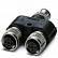1403627 Y-разветвитель SAC-3P-M12Y/2XM12FS 3L