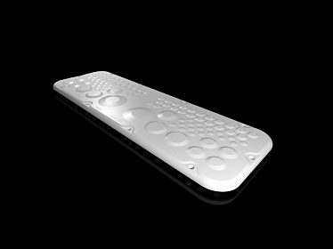 2564300 Фланш-панель пластиковая, для AX, 534х149мм, р-р 4