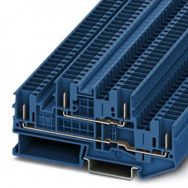 3061512 Клеммник двухуровневый STTB 2,5/4P BU, упак (50 шт) 3061512 Клеммник двухуровневый STTB 2,5/4P BU, упак (50 шт)