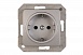 4779101119497 Розетка с заземлением, без рамки RP16-002-02/SLmt, упак (10 шт)