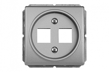 4779101709032 Пластинка центральная KLRJ45-2/STmt, упак (30 шт)